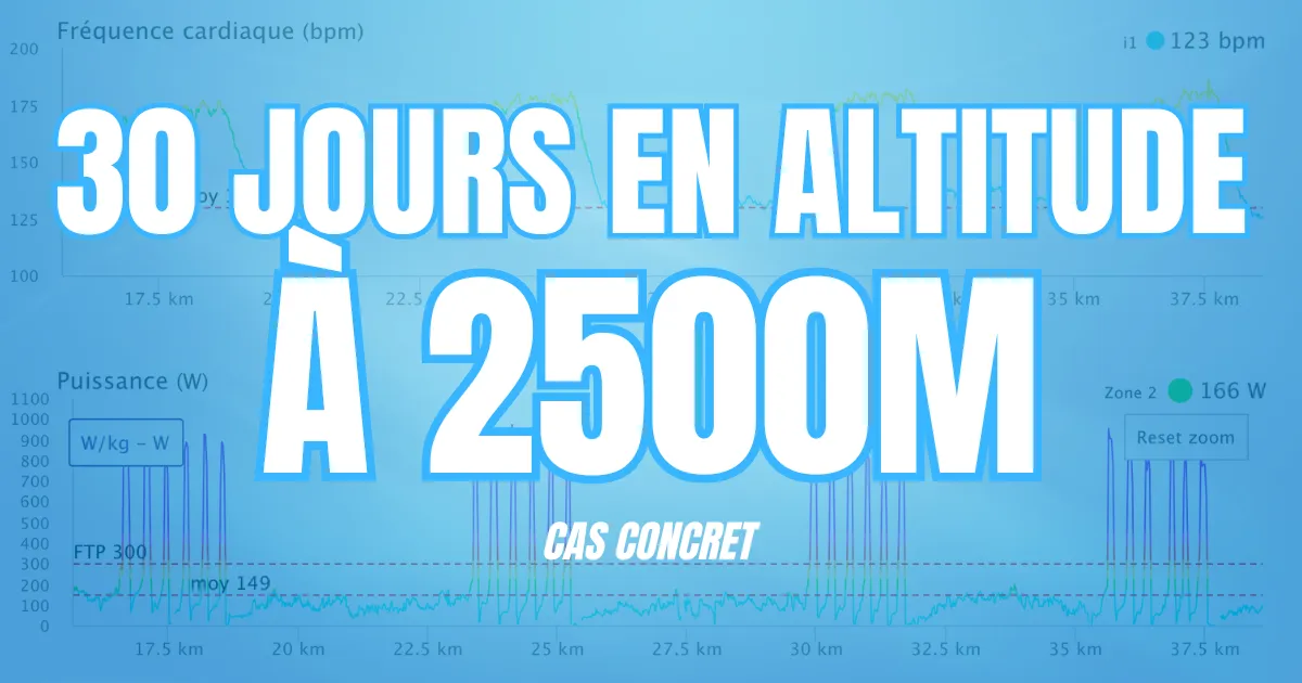 Stage en altitude - cas concret